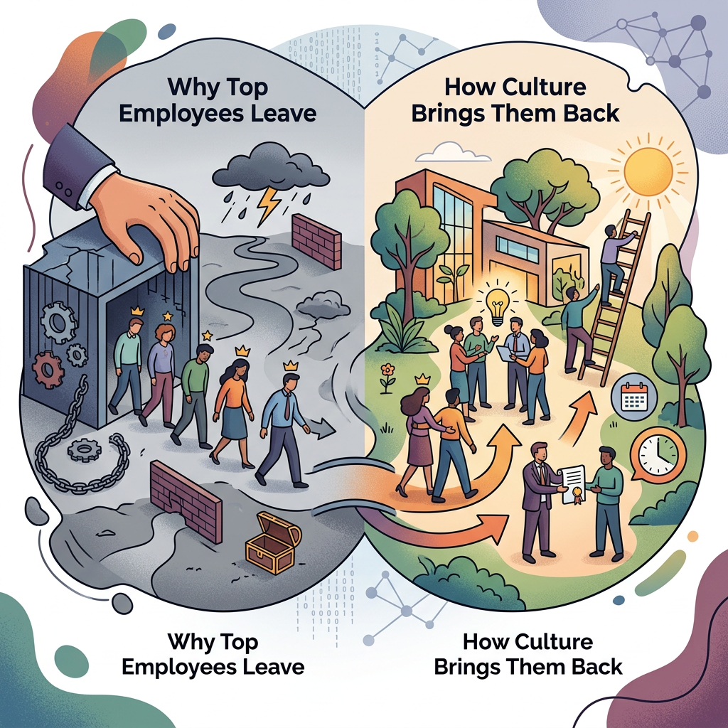 Why Top Employees Leave and How Culture Brings Them Back
