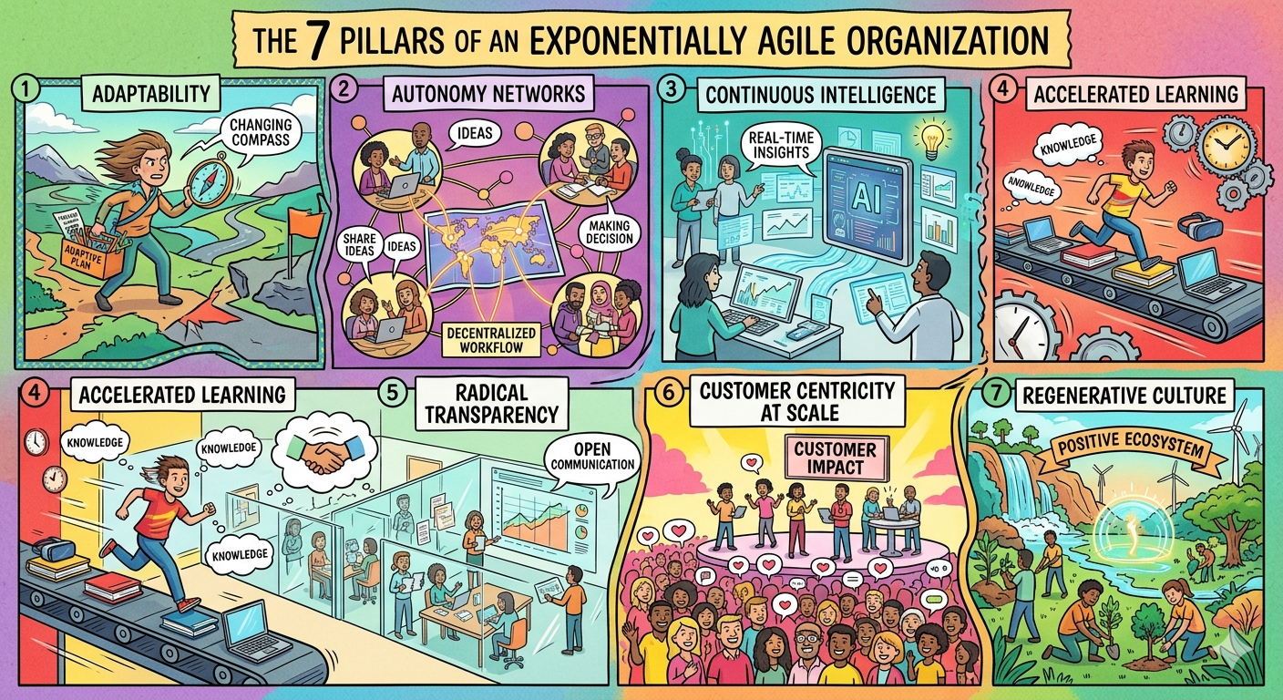 The 7 Pillars of an Exponentially Agile Organization You Need to Build Right Now