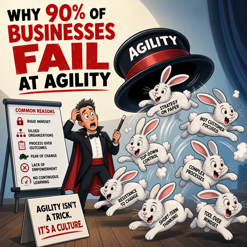 Why 90% of Businesses Fail at Agility (And the 3 Shifts That Fix Everything)
